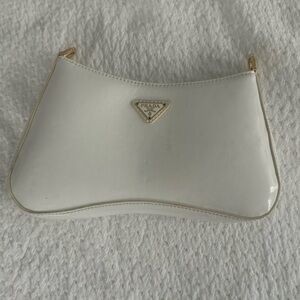 White Prada Bag no strap